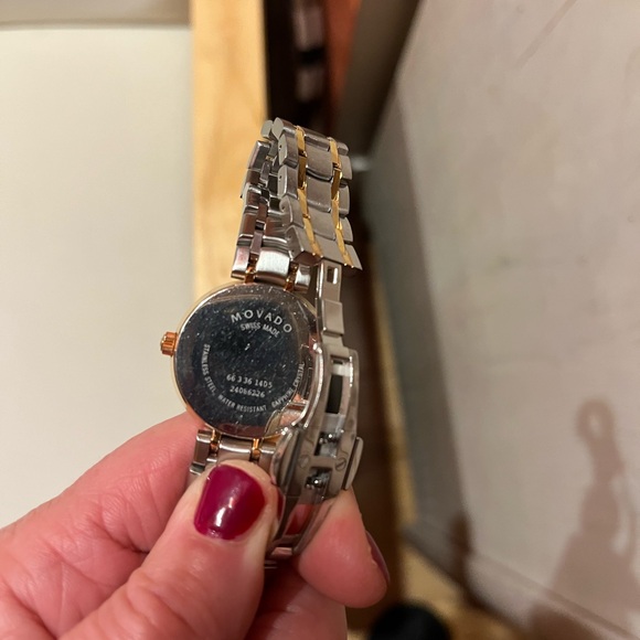 Womens Movado watch two tone - Picture 5 of 6
